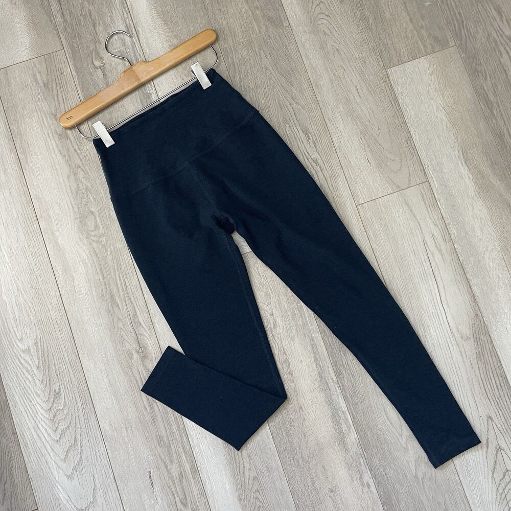 Beyond Yoga Leggings spacedye high rise crop 24" womens Blue (small) workout gym